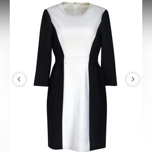 kate spade Black and White Colorblock Sheath Dress